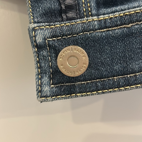 WHBM Embellished Denim Jacket, Size 2 - Picture 8 of 14